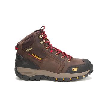 Bota Sneaker Caterpillar Navigator Waterproof Masculino Marrom | CAT117-PT