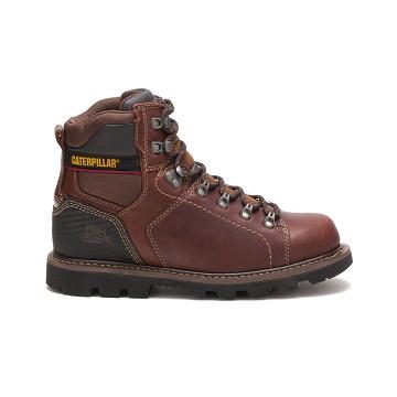 Botas de Trabalho Caterpillar Alaska 2.0 Masculino Marrom | CAT227-PT