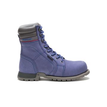 Botas de Trabalho Caterpillar Echo Waterproof Steel Biqueira Feminino Roxo | CAT491-PT