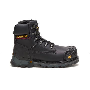 Botas de Trabalho Caterpillar Excavator XL 6" Waterproof Composite Biqueira Masculino Pretas | CAT23