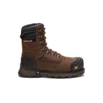 Botas de Trabalho Caterpillar Excavator XL 8" Waterproof Thinsulate™ Composite Biqueira Masculino Ma