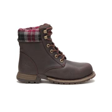 Botas de Trabalho Caterpillar Kenzie Steel Biqueira Feminino Cafes | CAT490-PT