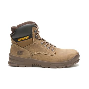 Botas de Trabalho Caterpillar Mobilize Alloy Biqueira Masculino Marrom | CAT256-PT