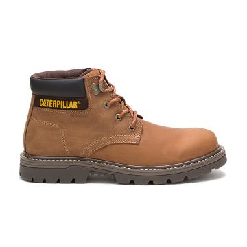 Botas de Trabalho Caterpillar Outbase Waterproof Masculino Marrom | CAT236-PT