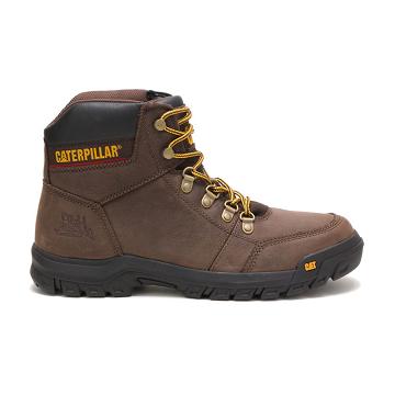 Botas de Trabalho Caterpillar Outline Masculino Cafes | CAT211-PT