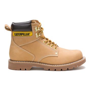 Botas de Trabalho Caterpillar Second Shift Masculino Cafes | CAT251-PT