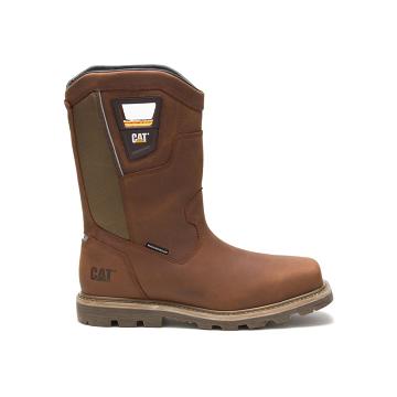 Botas de Trabalho Caterpillar Stillwell Waterproof Steel Biqueira Masculino Marrom | CAT110-PT