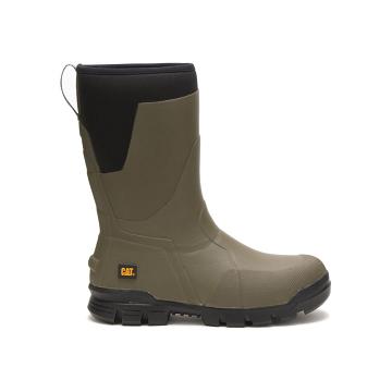 Botas de Trabalho Caterpillar Stormers 11" Masculino Verde Oliva | CAT101-PT