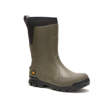 Botas de Trabalho Caterpillar Stormers 11" Steel Biqueira Feminino Verde Oliva | CAT437-PT