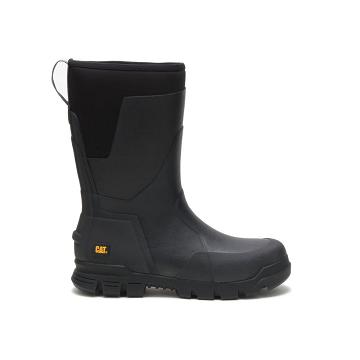 Botas de Trabalho Caterpillar Stormers 11" Feminino Pretas | CAT440-PT