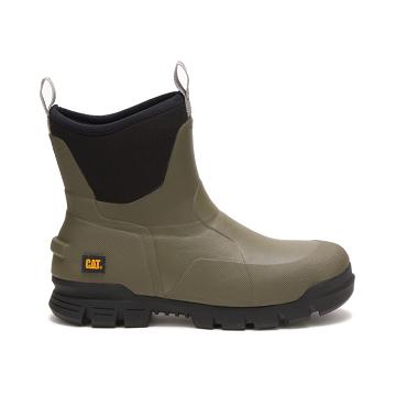 Botas de Trabalho Caterpillar Stormers 6" Masculino Verde Oliva | CAT204-PT