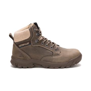 Botas de Trabalho Caterpillar Tess Steel Biqueira Feminino Caqui | CAT488-PT