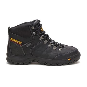 Botas de Trabalho Caterpillar Threshold Waterproof Steel Biqueira Masculino Pretas | CAT222-PT