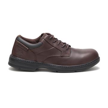 Sapatos Trabalho Caterpillar Oversee Steel Biqueira Masculino Cafes | CAT386-PT