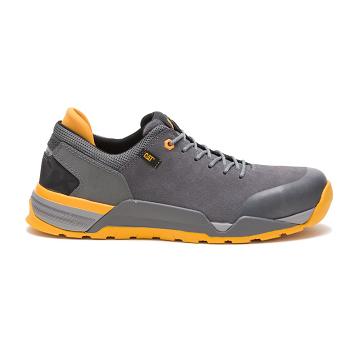 Sapatos Trabalho Caterpillar Sprint Camurça Alloy Biqueira Masculino Cinzentas | CAT398-PT