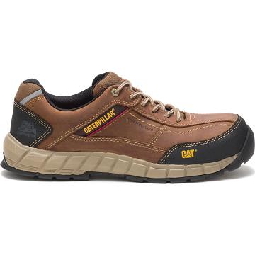 Sapatos Trabalho Caterpillar Streamline Couro Composite Biqueira Masculino Marrom | CAT390-PT