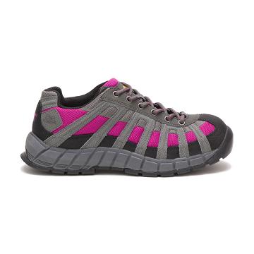 Sapatos Trabalho Caterpillar Switch Steel Biqueira Feminino Rosa | CAT588-PT