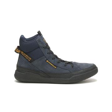 Tenis Caterpillar CODE Hex Hi Utility Feminino Azul Marinho | CAT565-PT